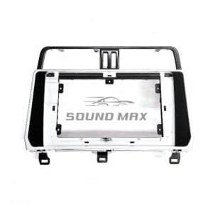 TOYOTA Land Cruiser Prado (150) 2017-2020 UV Black 10.1 Inch Stereo Fascia Panel Head Unit Fitting Frame Kit