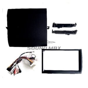 TOYOTA Prius 2003-2009 Black 9 Inch Stereo Fascia Panel Head Unit Fitting Frame Kit with Adapter Cable