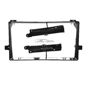 TOYOTA Prius 2016+ UV Black 9inch Stereo Fascia Panel Head Unit Fitting Frame Kit