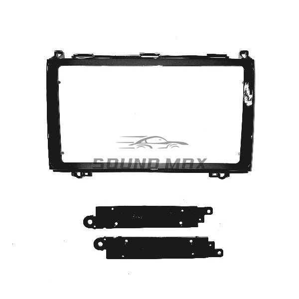MERCEDES-BENZ A Class B Class Vito Viano 2005-2014 UV Black 9 INCH Stereo Fascia Panel Head Unit Fitting Frame Kit