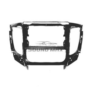MITSUBISHI L 200 Triton 2015-2018 UV Black 9 INCH Stereo Fascia Panel Head Unit Fitting Frame Kit