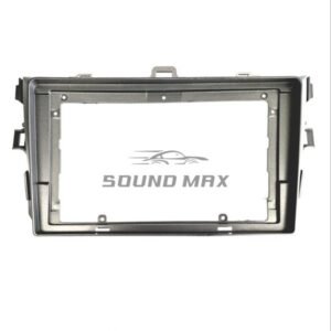 TOYOTA Corolla 2007-2013 Silver 9 inch Stereo Fascia Panel Head Unit Fitting Frame Kit