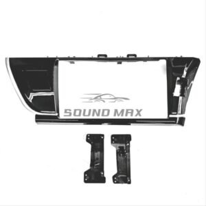 TOYOTA Corolla 2013-2016 UV Black 10.1 Inch Stereo Fascia Panel Head Unit Fitting Frame Kit